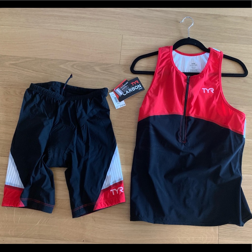 TYR Carbon Suit for Triathlon (NWT) - Large